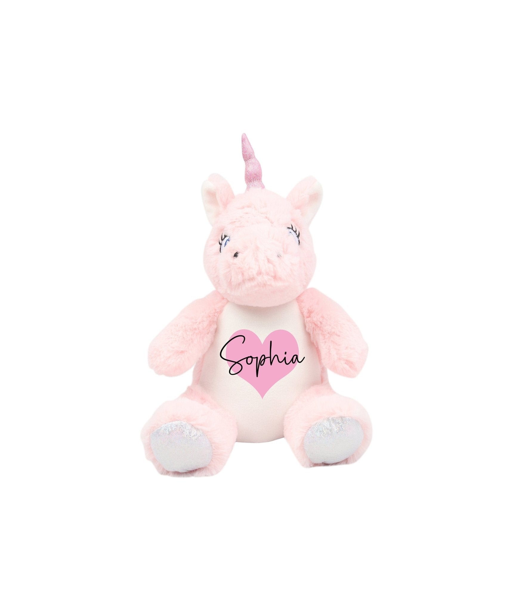 Personalised Unicorn Soft Toy with Name - Chicken Craft Ltd