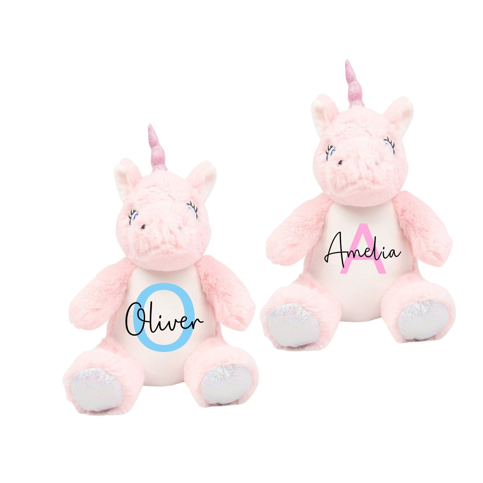 Personalised Unicorn Teddy with Name - Chicken Craft Ltd