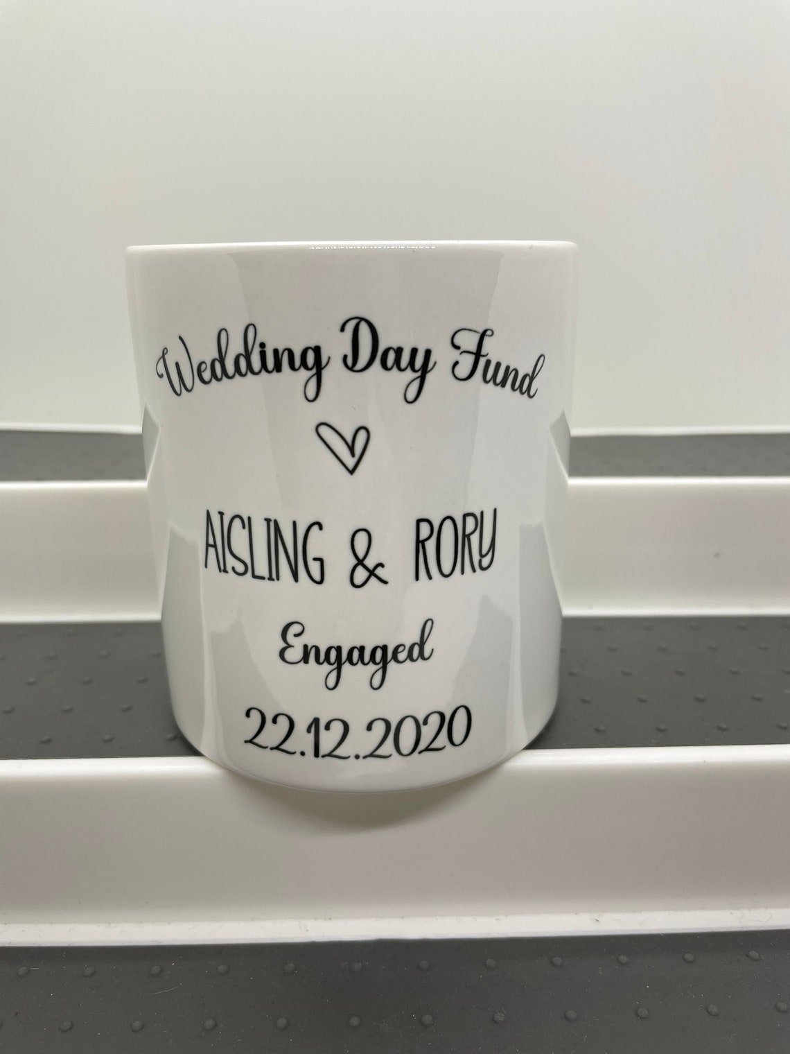 Personalised Wedding Fund Money Box - Chicken Craft Ltd